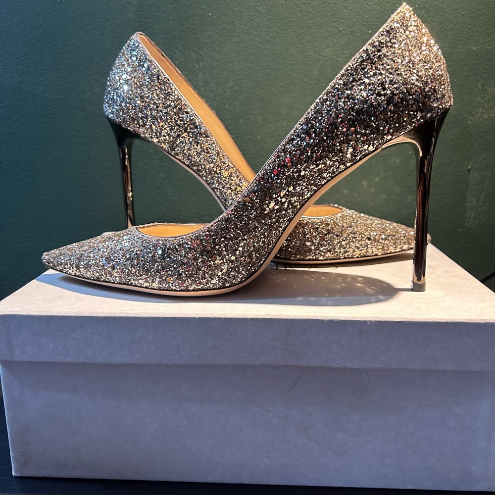 Elegant Glitter Stiletto Heels